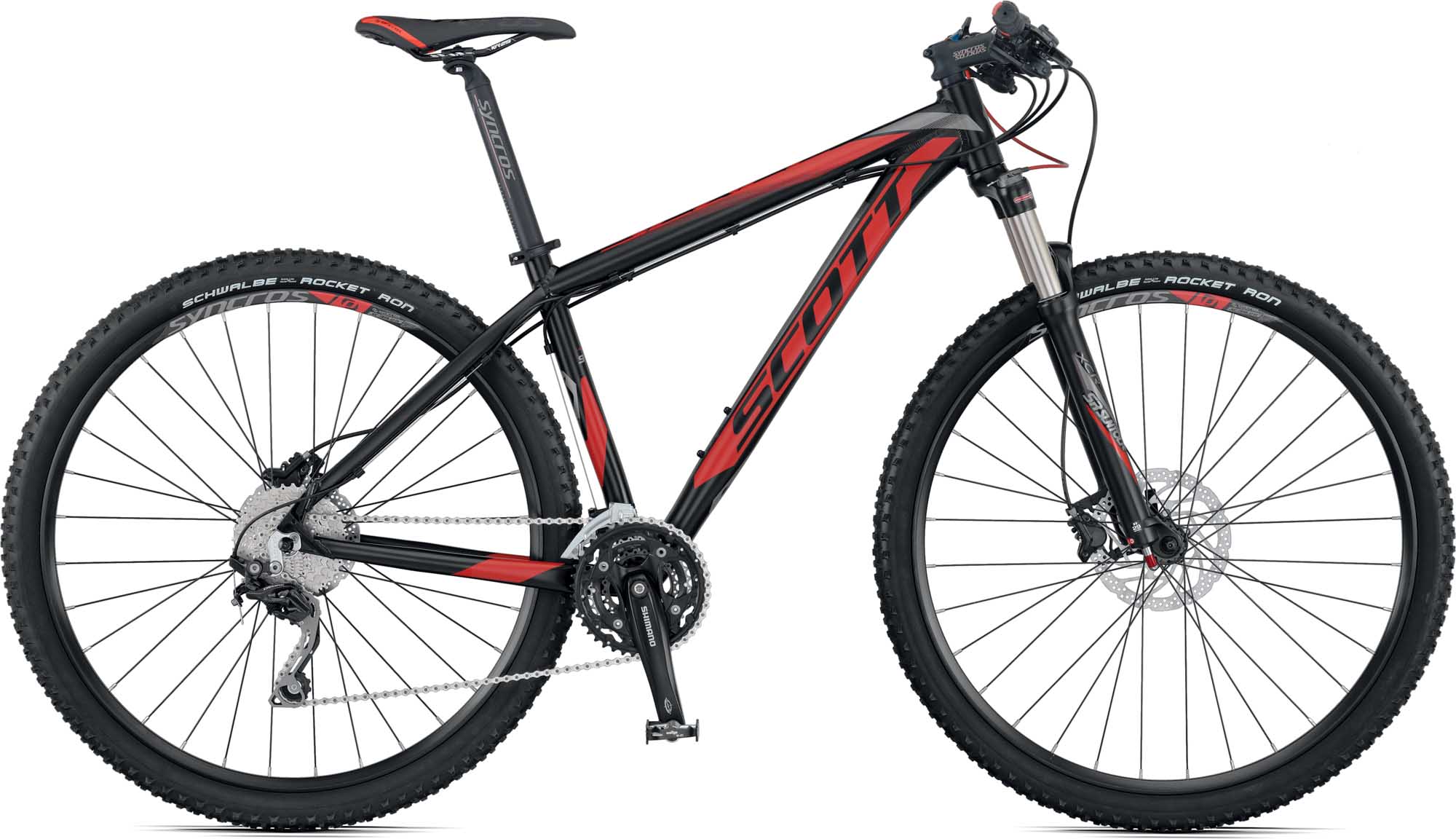 Велосипед SCOTT Scale 970 (черно-красный)
